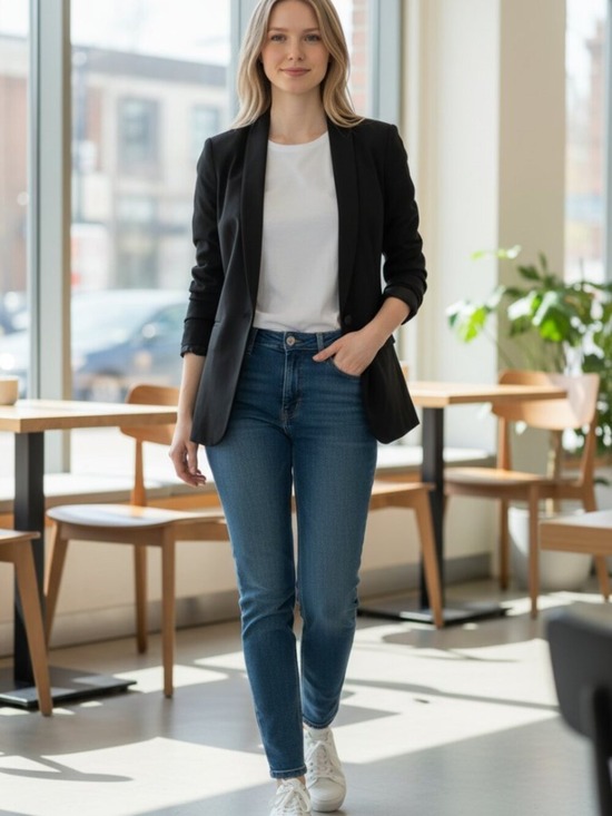 Babaton Jackets & Blazers - Aritzia Babaton Black One Button Blazer Size 0